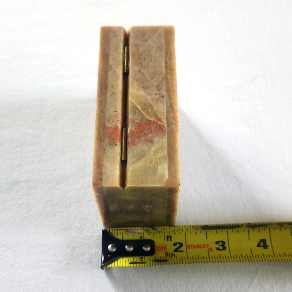 Beautiful Carved Stone Box - Picture 16 of 16